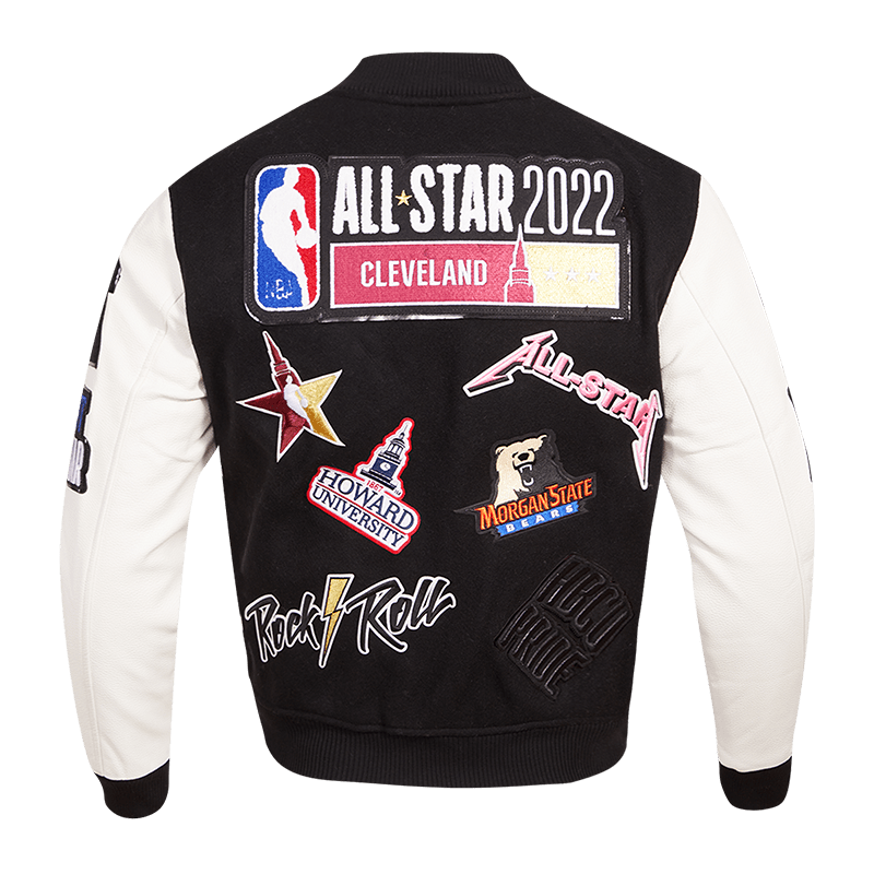 NBA X HBCU ALL STAR 2023 RIB SATIN JACKET (EGGSHELL/ BLACK) – Pro Standard