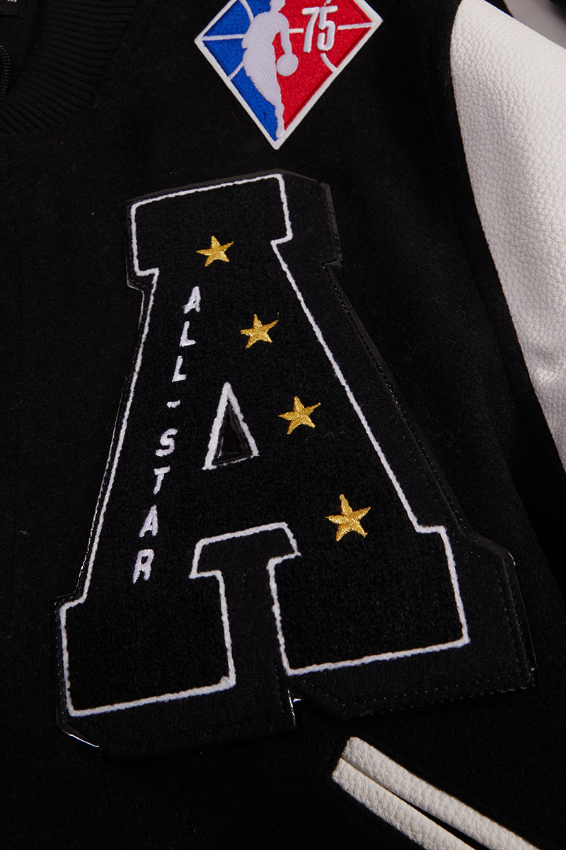 Pro Standard Jacket - Crest Emblem Wool Varsity - Sacramento Kings - Black - BSK6510305 XL