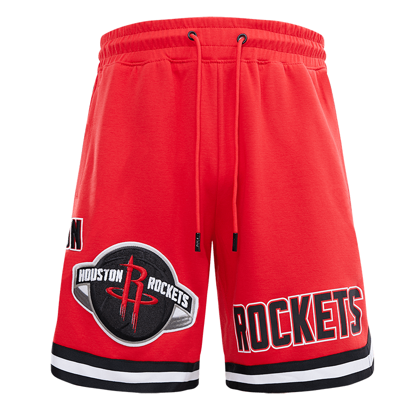NBA HOUSTON ROCKETS CLASSIC CHENILLE MEN'S SHORT (RED)