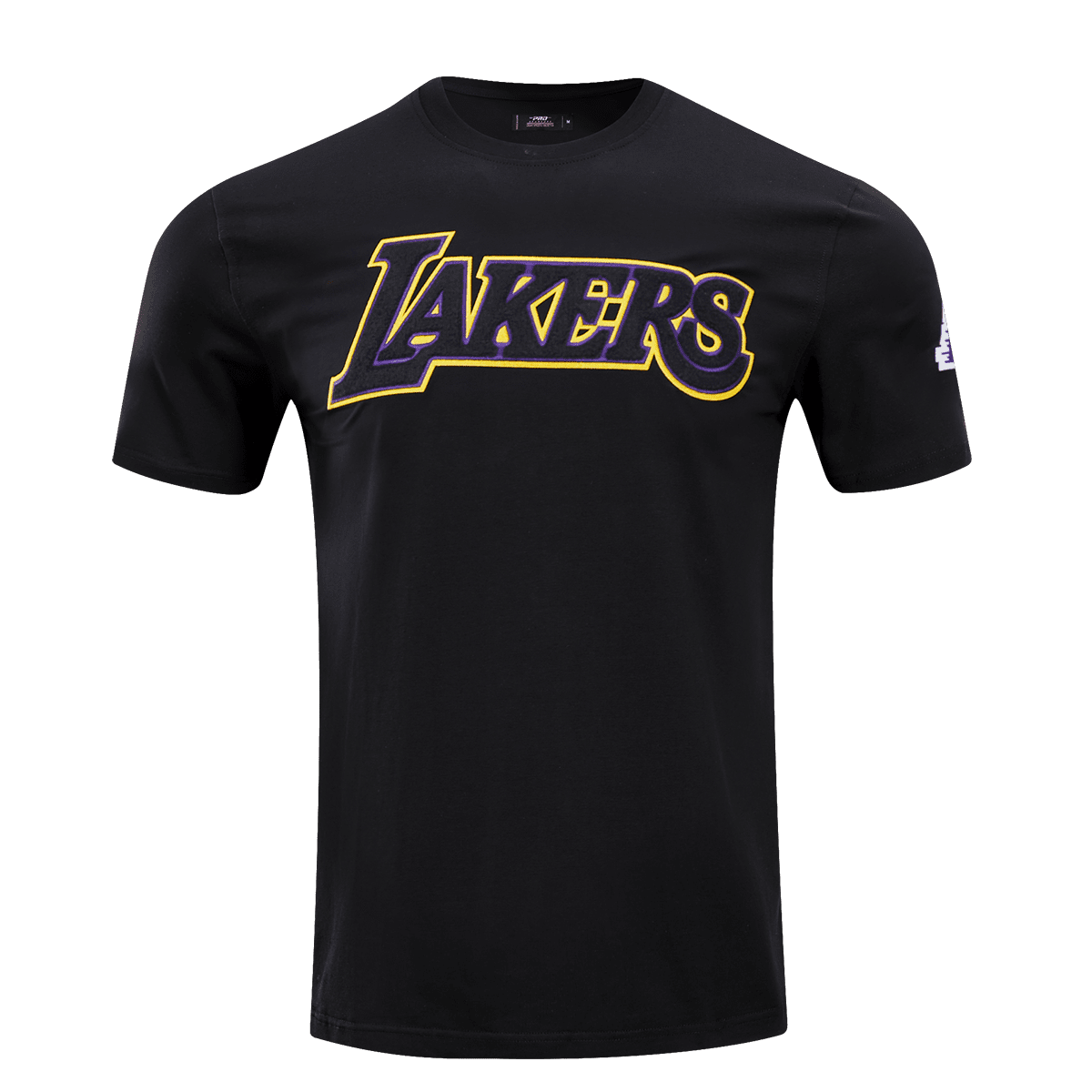 Men's Los Angeles Lakers LeBron James Pro Standard Black Name & Number Short  Sleeve Pullover Hoodie