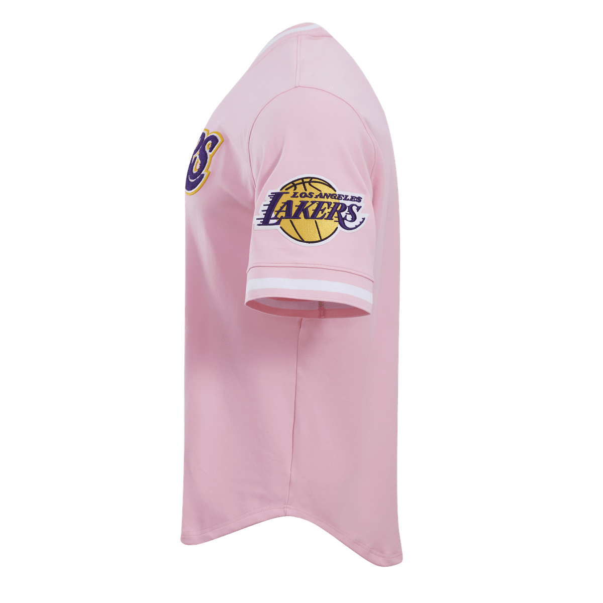 LOS ANGELES LAKERS CLASSIC CHENILLE SJ TEE (PINK) – Pro Standard