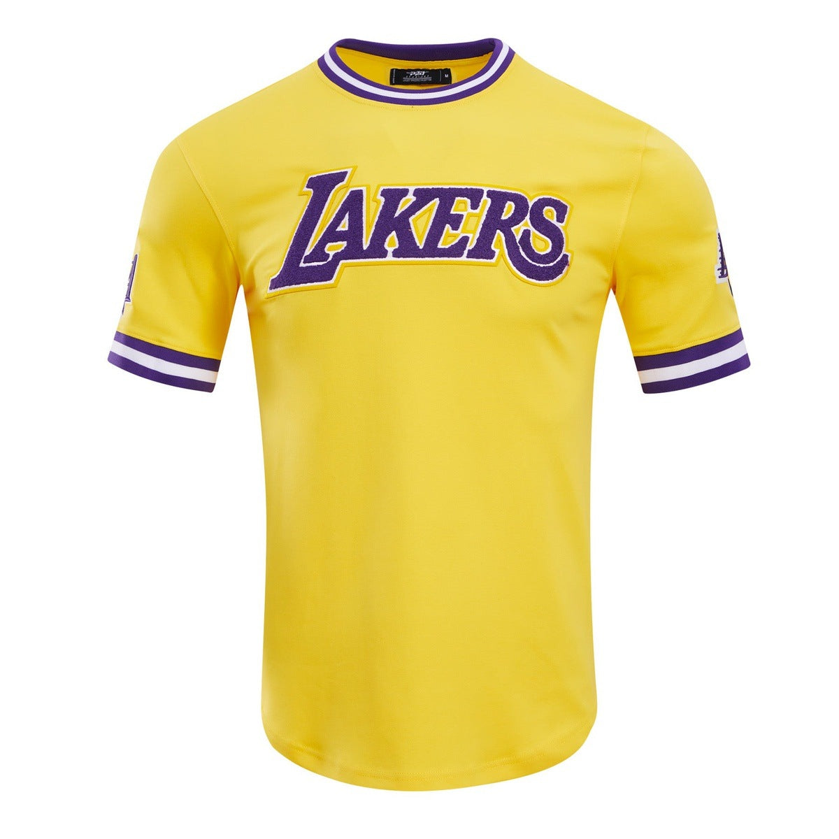 LOS ANGELES LAKERS  CLASSIC CHENILLE DK TEE (YELLOW)