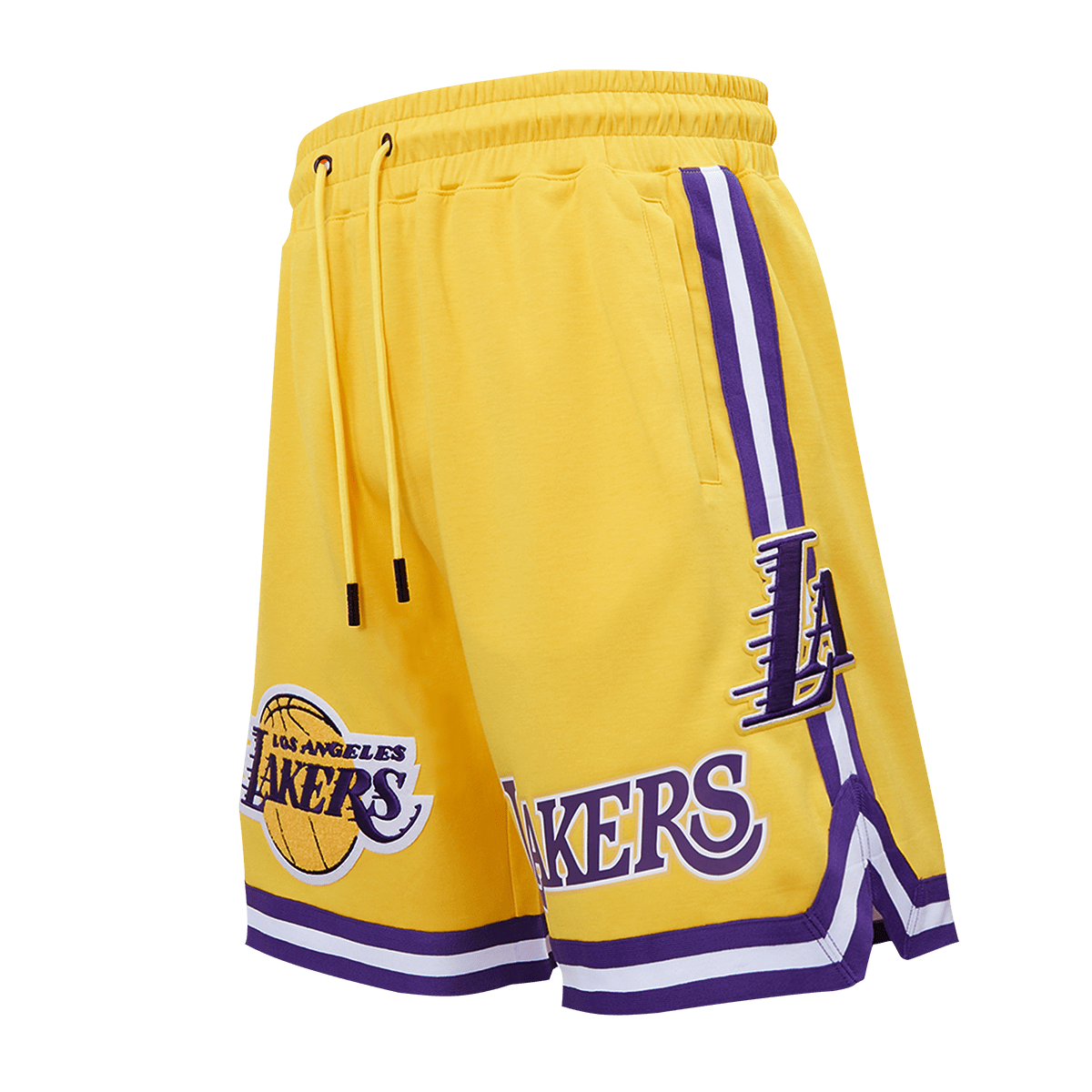 Pro Standard Mens NBA Los Angeles Lakers Game Shorts BLL351639-YEL Yellow S