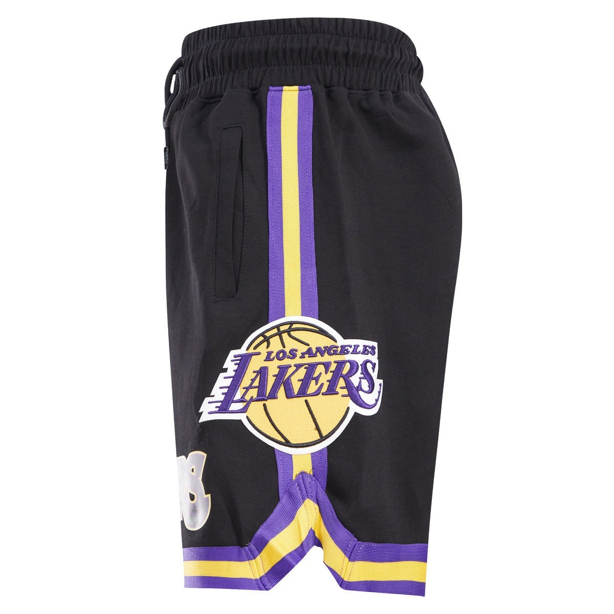 Los Angeles Lakers Black Pocket men's Basketball Shorts Size: S-XXL