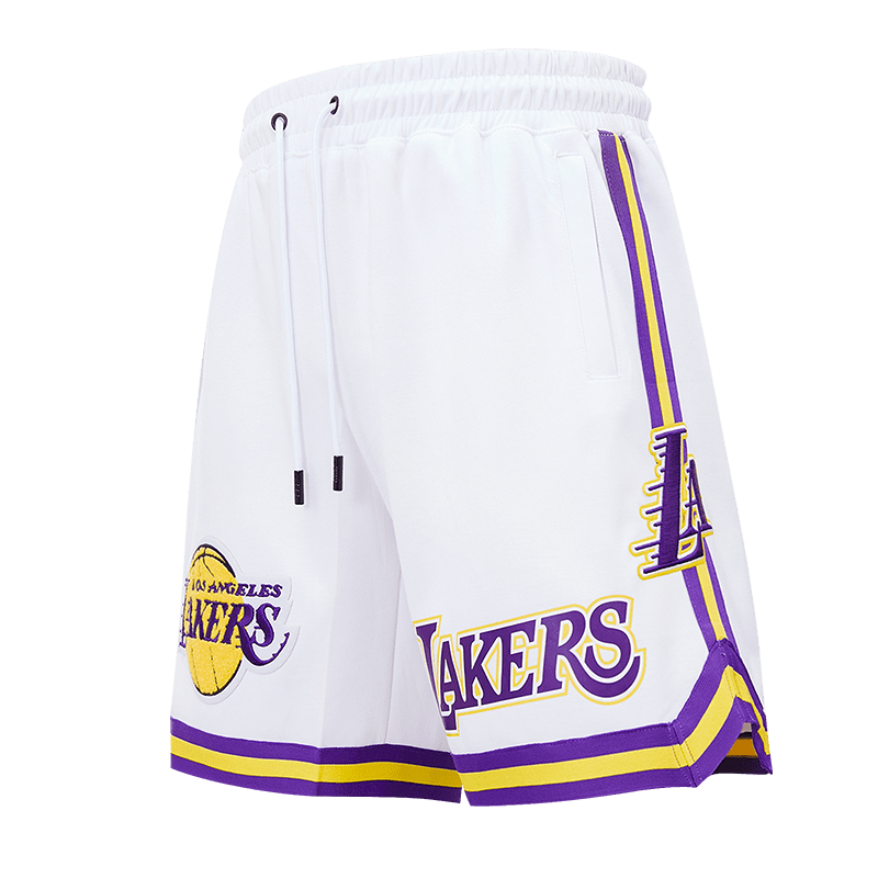 NBA LOS ANGELES LAKERS PRO TEAM MEN S SHORT WHITE Pro Standard