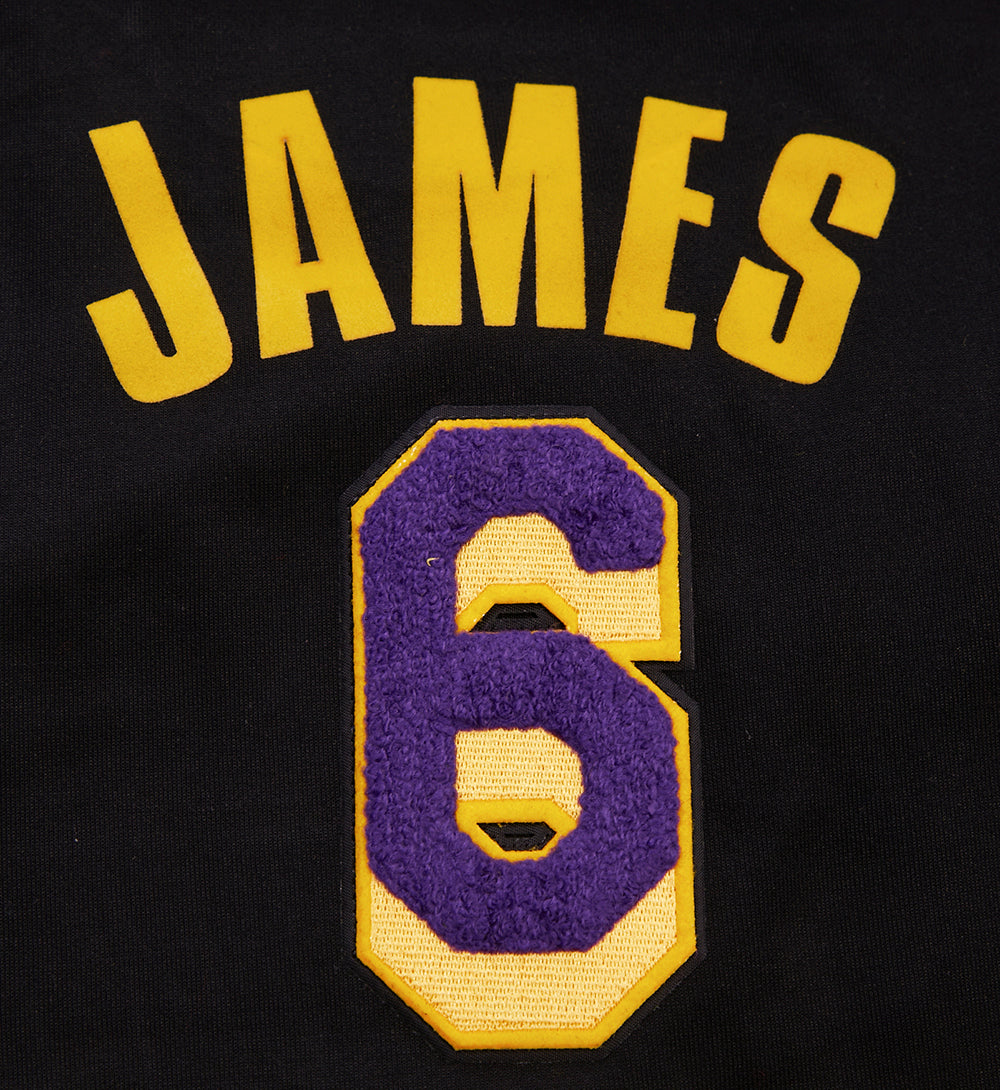 Men's Pro Standard LeBron James Black Los Angeles Lakers #6 Caricature T-Shirt Size: Medium
