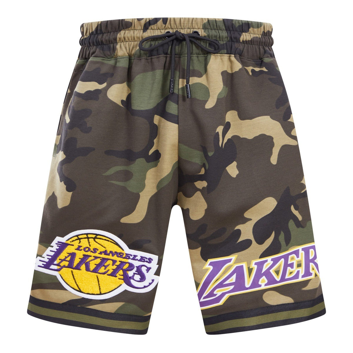 Official New Era NBA Team Logo LA Lakers Shorts C2_278