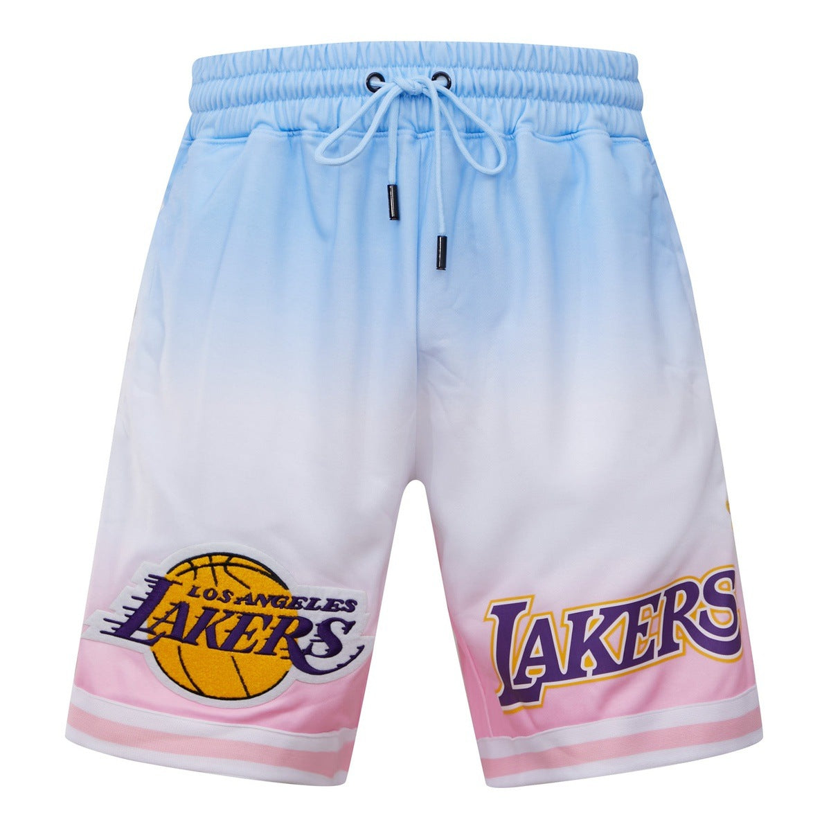 LOS ANGELES LAKERS LOGO PRO TEAM SHORT OMBRE (BLUE/WHITE/PINK)