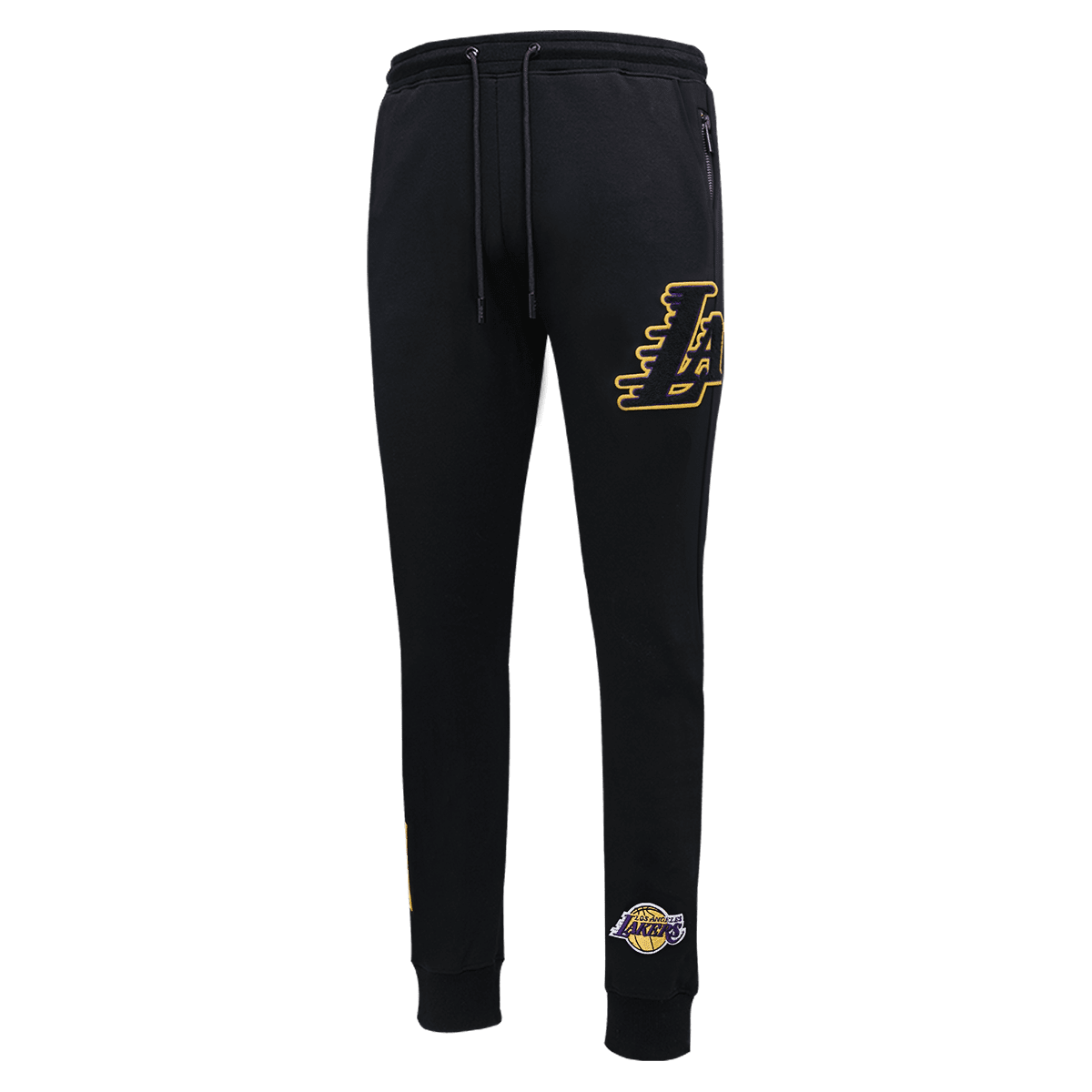 NBA LOS ANGELES LAKERS CLASSIC CHENILLE MEN S JOGGER BLACK Pro Standard