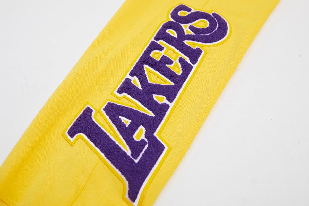 lakers motion まくっ yellow egg yolk stitch