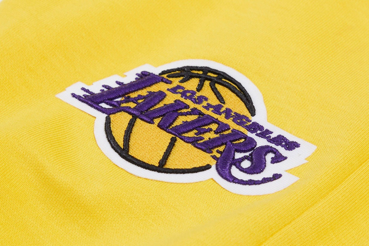 LOS ANGELES LAKERS CLASSIC CHENILLE DK TEE (YELLOW) – Pro Standard