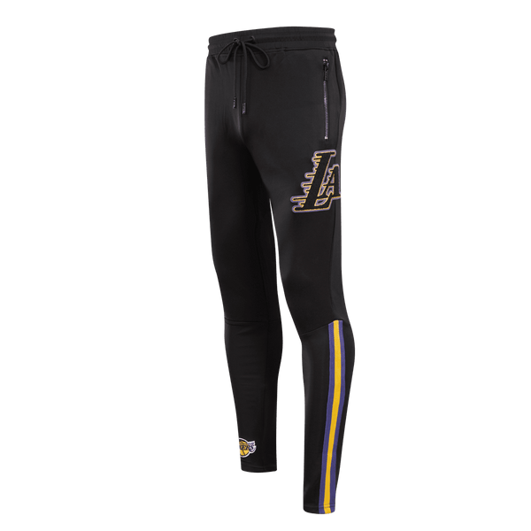 Men's Los Angeles Lakers Pro Standard Black Hometown Track Pants