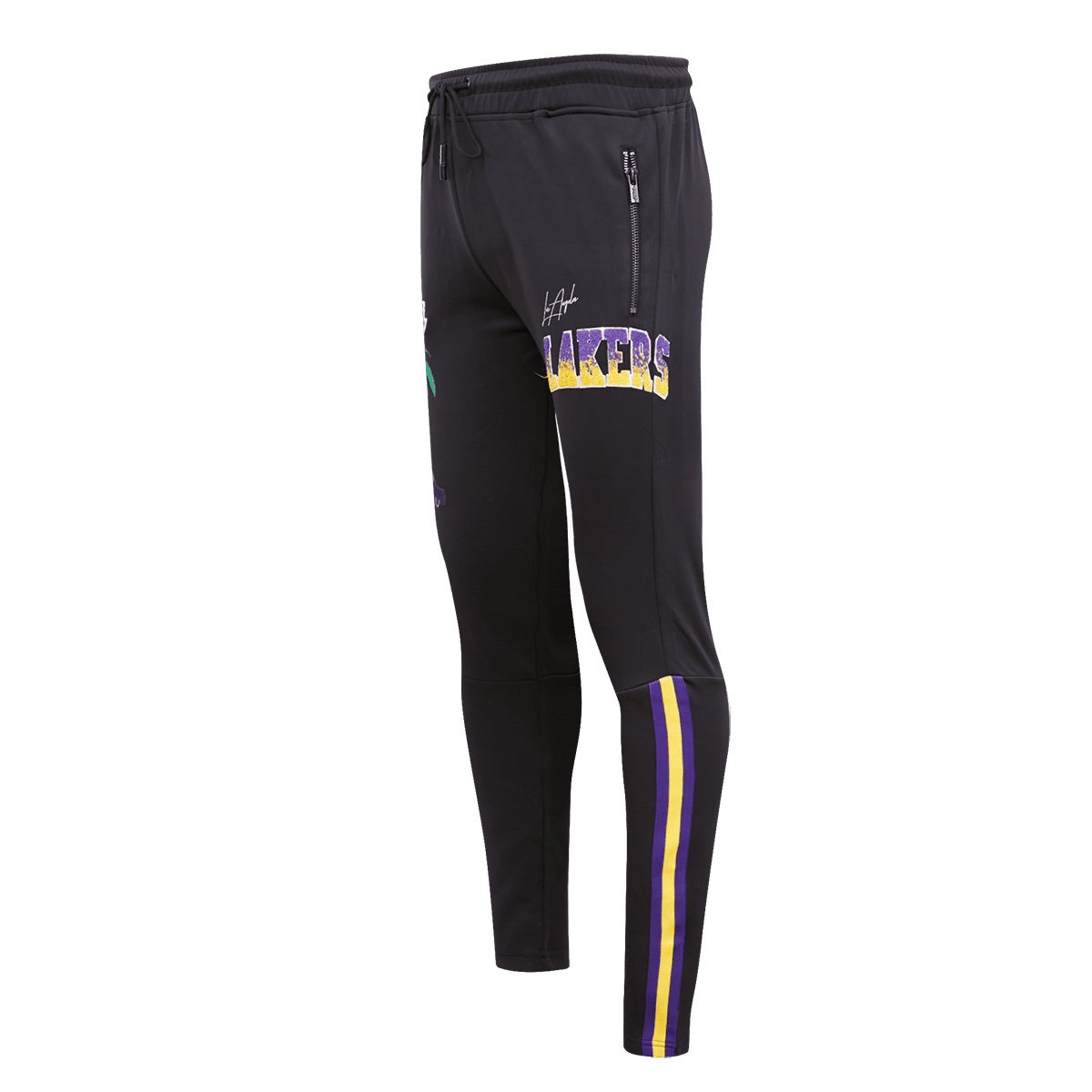 NBA LOS ANGELES LAKERS GRADIENT LOGO MEN S TRACK PANT BLACK PURPLE Pro Standard