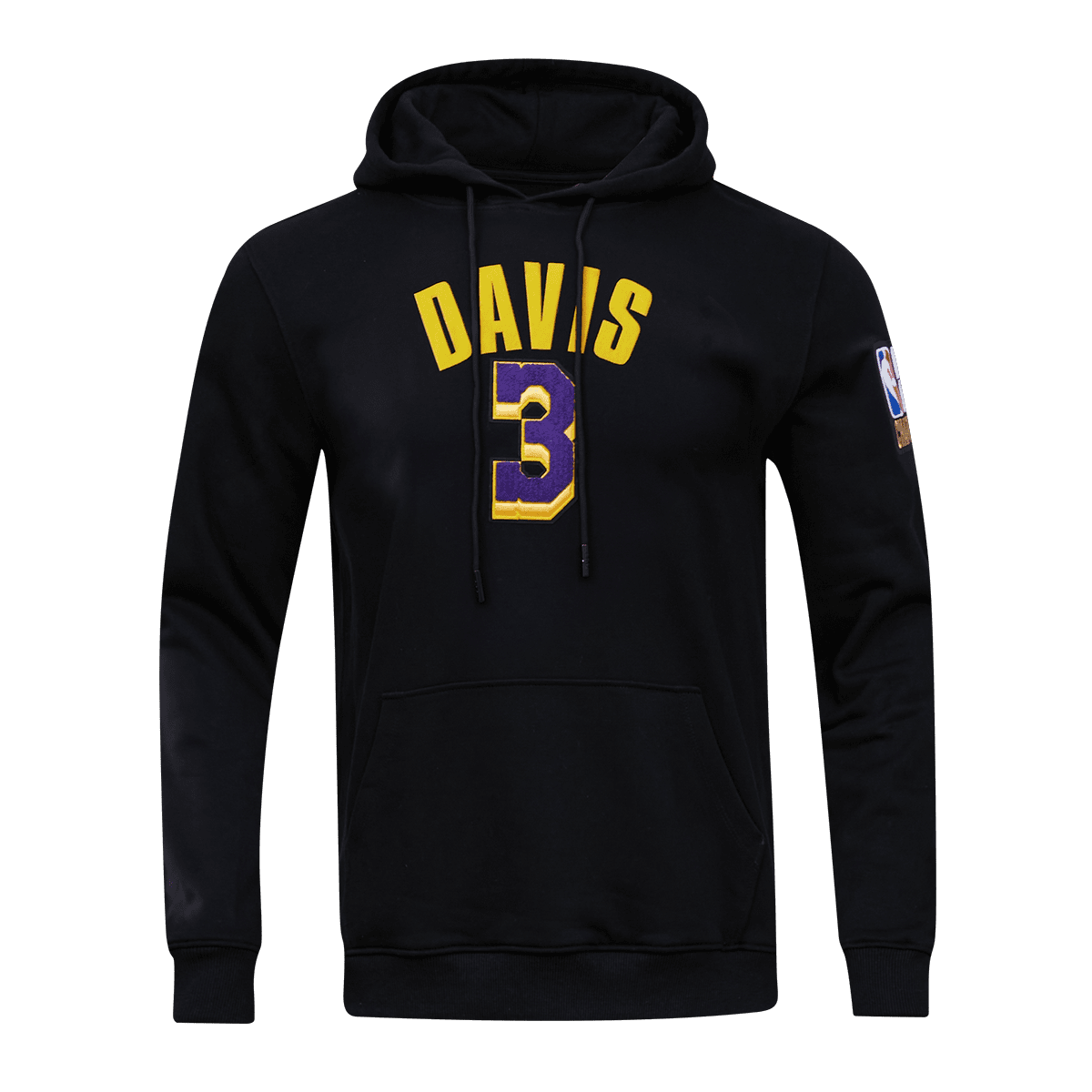 NBA LOS ANGELES LAKERS DAVIS MEN´S PO HOODIE (BLACK)