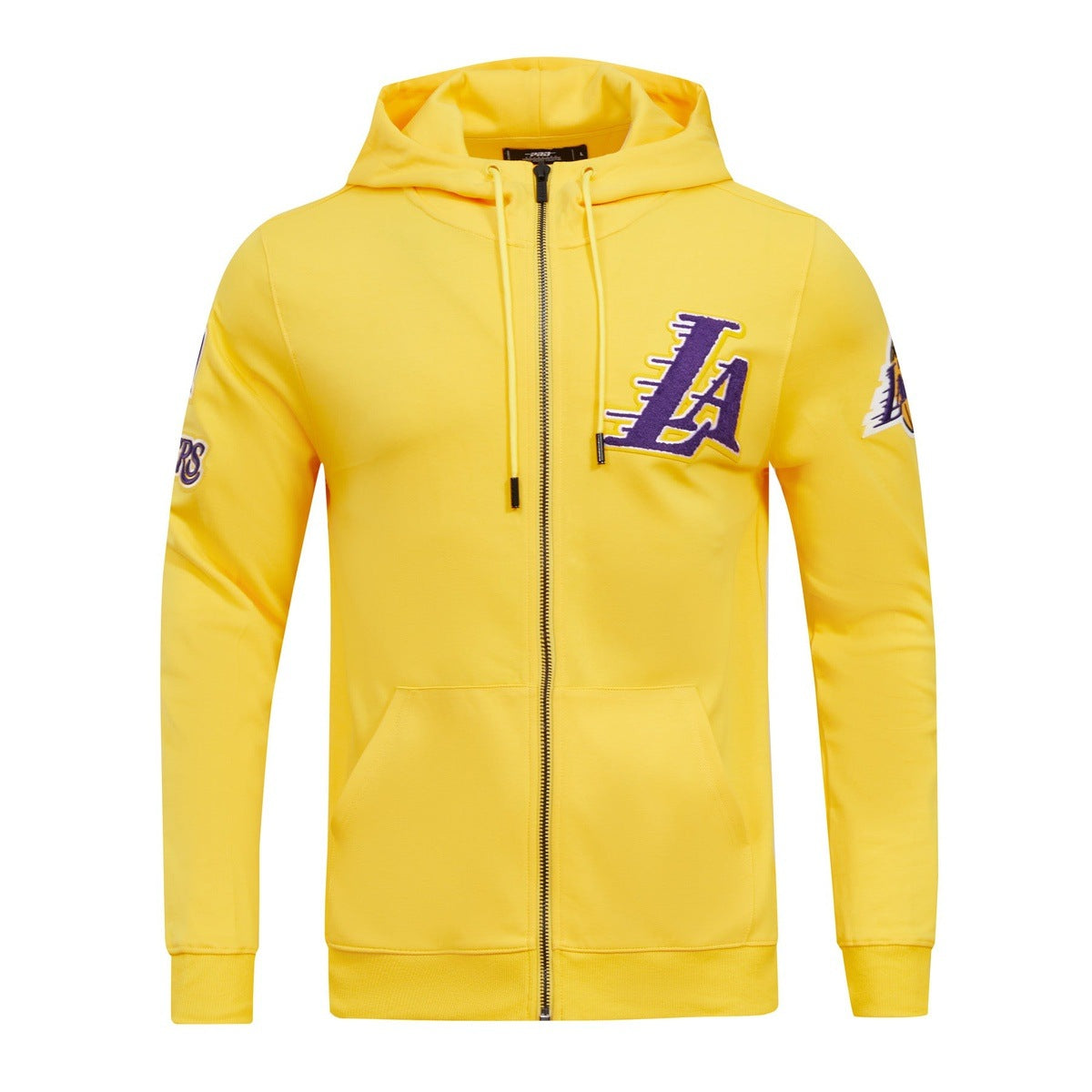 Pro Standard Mens NBA Los Angeles Lakers La Logo Zipper Hoodie  BLL552611-YEL Yellow/Purple