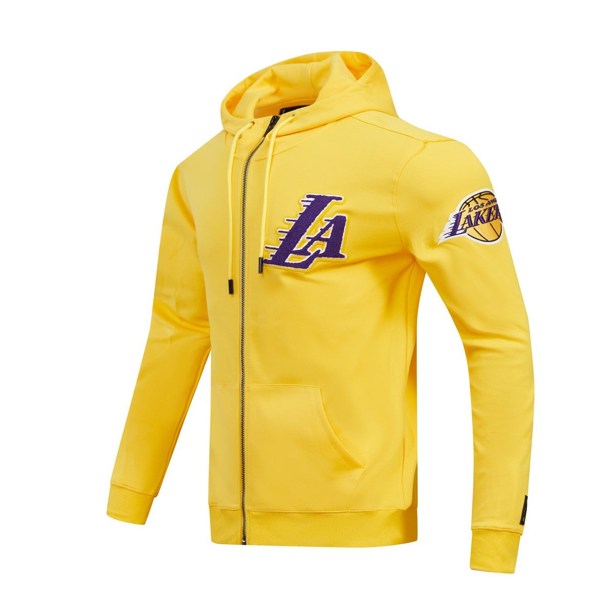 LA Lakers NBA Core Black Full Zip Hoodie