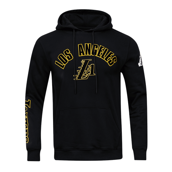 LOS ANGELES LAKERS CLASSIC FLC PO HOODIE (BLACK) – Pro Standard