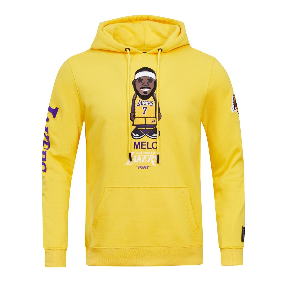 LOS ANGELES LAKERS PRO CARTOON PLAYER HOODY MELO (YELLOW)