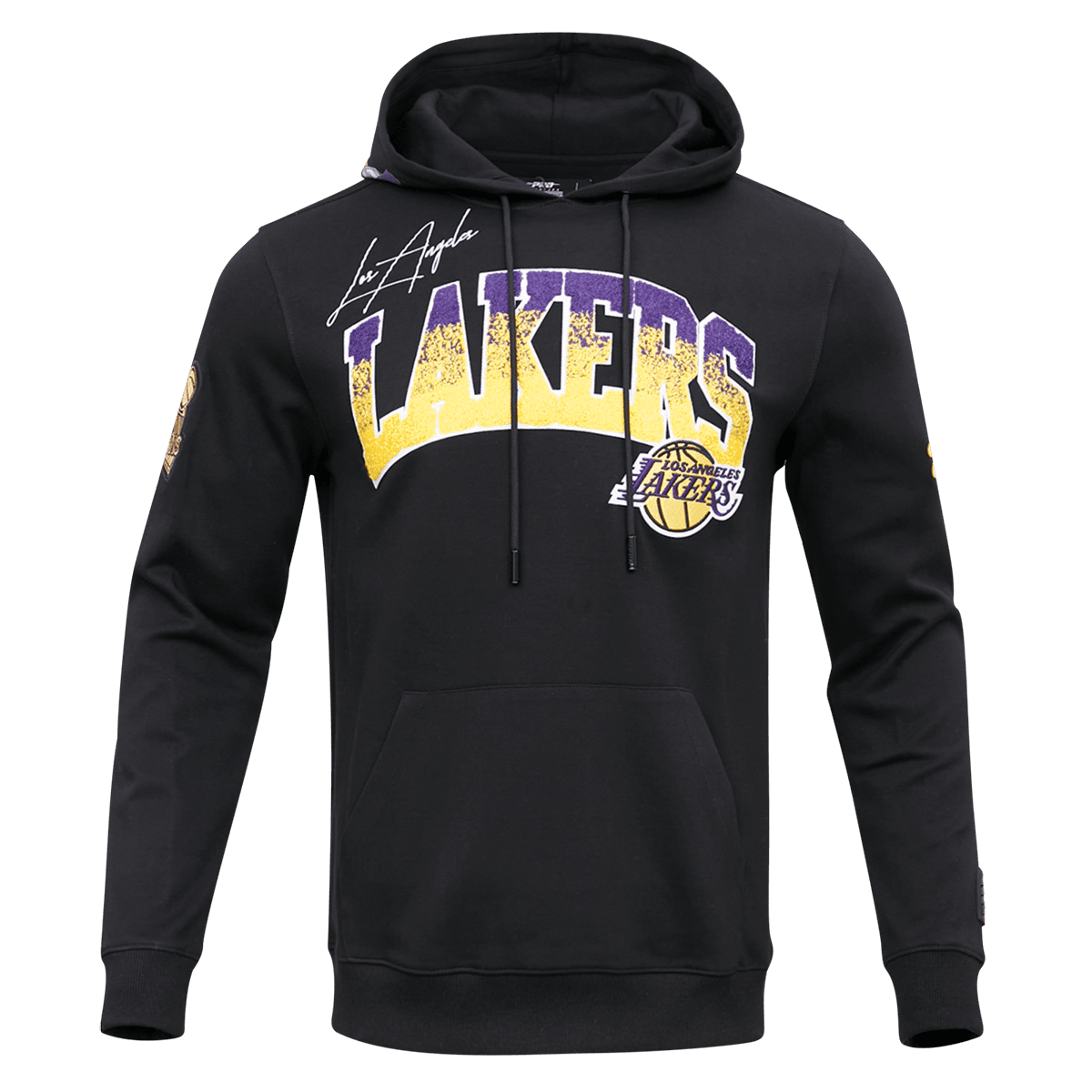 Pro Standard Mens NBA Los Angeles Lakers Logo Hoodie BLL552611-YEL Yellow/Purple
