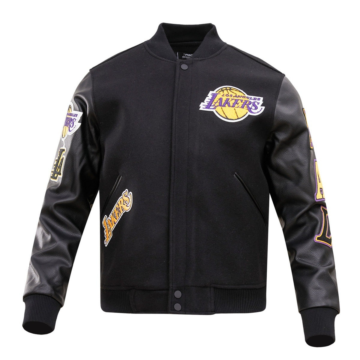 Los Angeles Lakers Pro Standard Retro Classic Varsity Full-Zip Jacket -  Cream