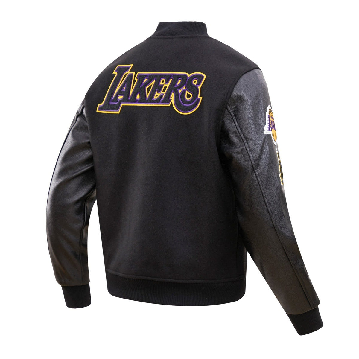 Full-Zip Wool/Leather Classic Los Angeles Lakers Varsity Jacket - Jackets  Expert