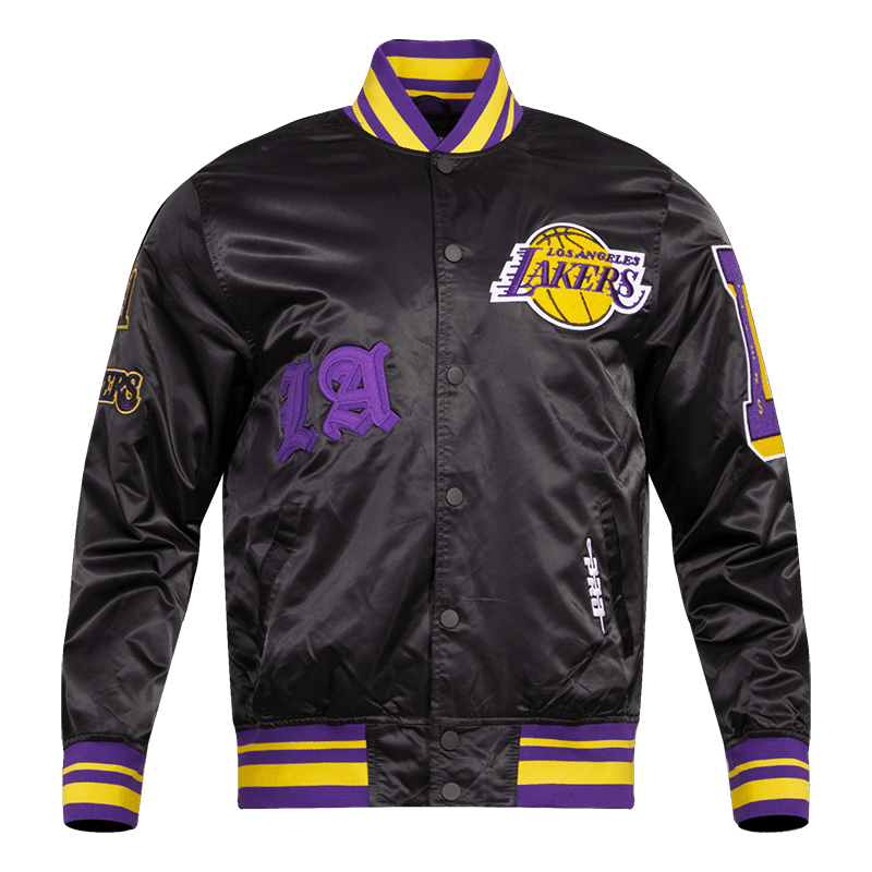 Los Angeles Lakers Purple Satin Jacket