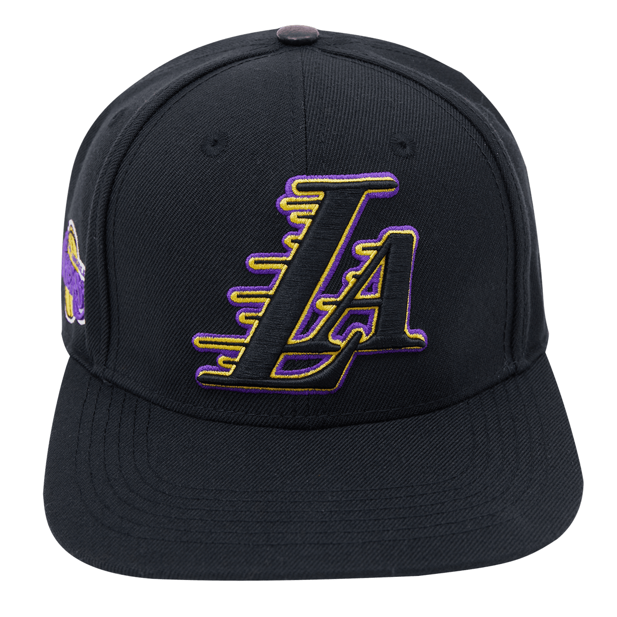 LOS ANGELES LAKERS GRADIENT LOGO SNAPBACK HAT (BLACK) – Pro Standard