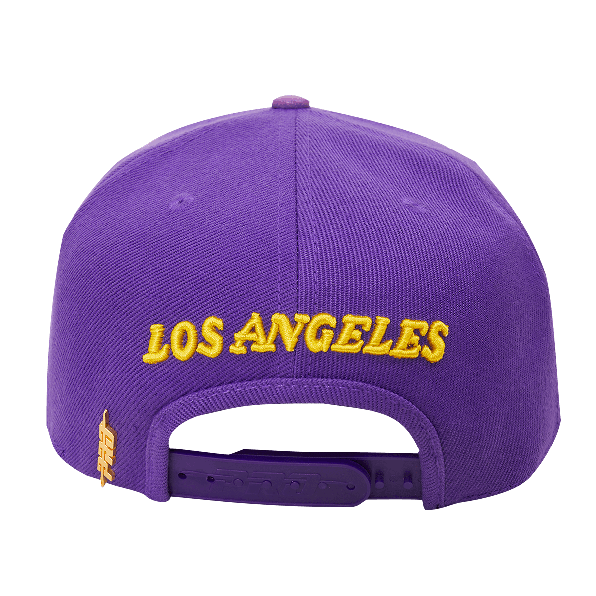 LOS ANGELES LAKERS WORDMARK AND LOGO SNAPBACK HAT (PURPLE)