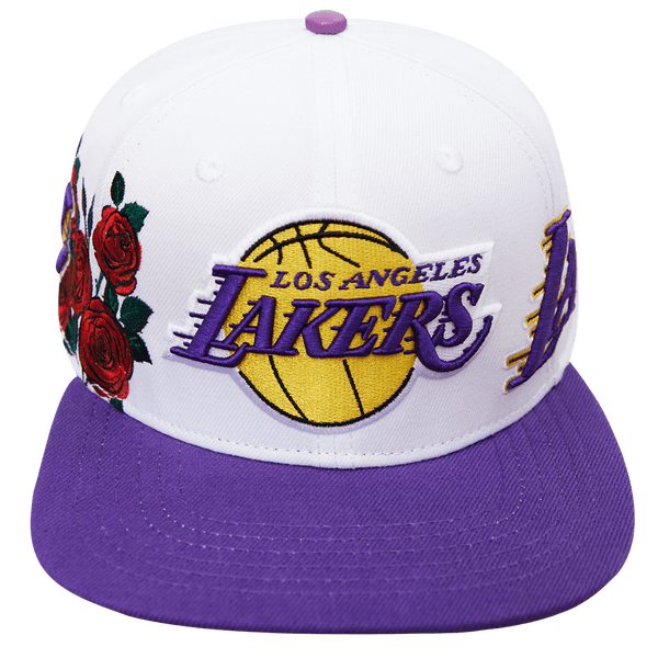 Los Angeles Lakers Pro Standard Snapback Roses 2020 Champions Purple Cap  Hat Pink UV