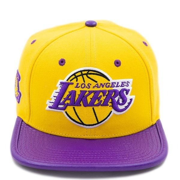 NBA LOS ANGELES LAKERS 3D TEAM UNISEX STRAPBACK HAT (YELLOW)