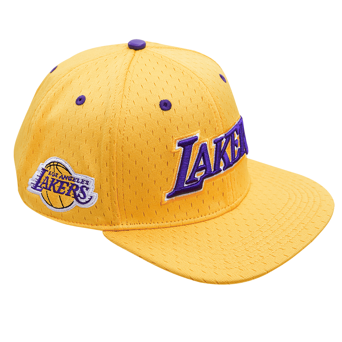 LOS ANGELES LAKERS LOGO MESH 5 PANEL HAT (YELLOW) – Pro Standard