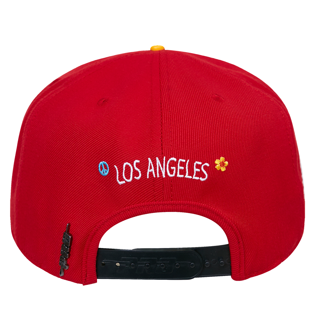 LOS ANGELES LAKERS TRIPPY TD WOOL SNAPBACK HAT (PURPLE/MULTI