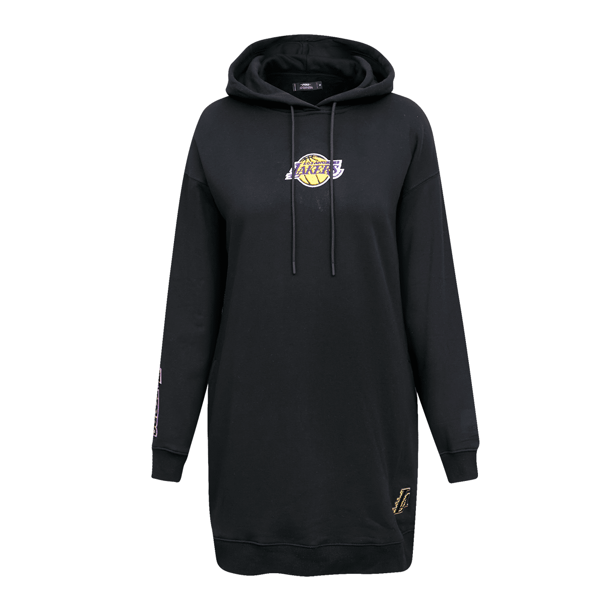 NBA LOS ANGELES LAKERS CLASSIC WOMEN S HOODIE DRESS BLACK Pro Standard