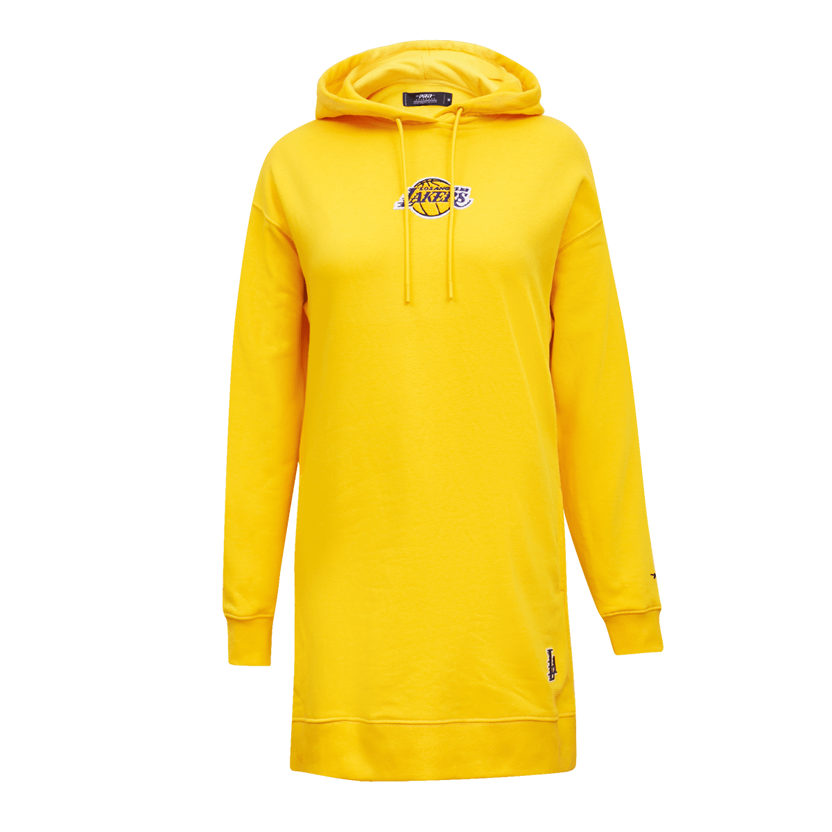 LOS ANGELES LAKERS CLASSIC FLC HOODIE DRESS (YELLOW)