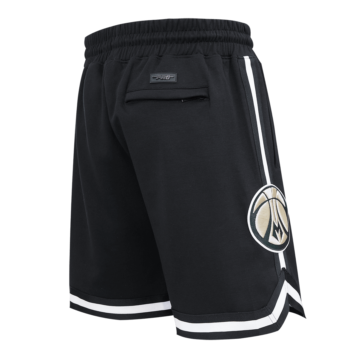 NBA MILWAUKEE BUCKS CLASSIC CHENILLE MEN S SHORT BLACK Pro Standard