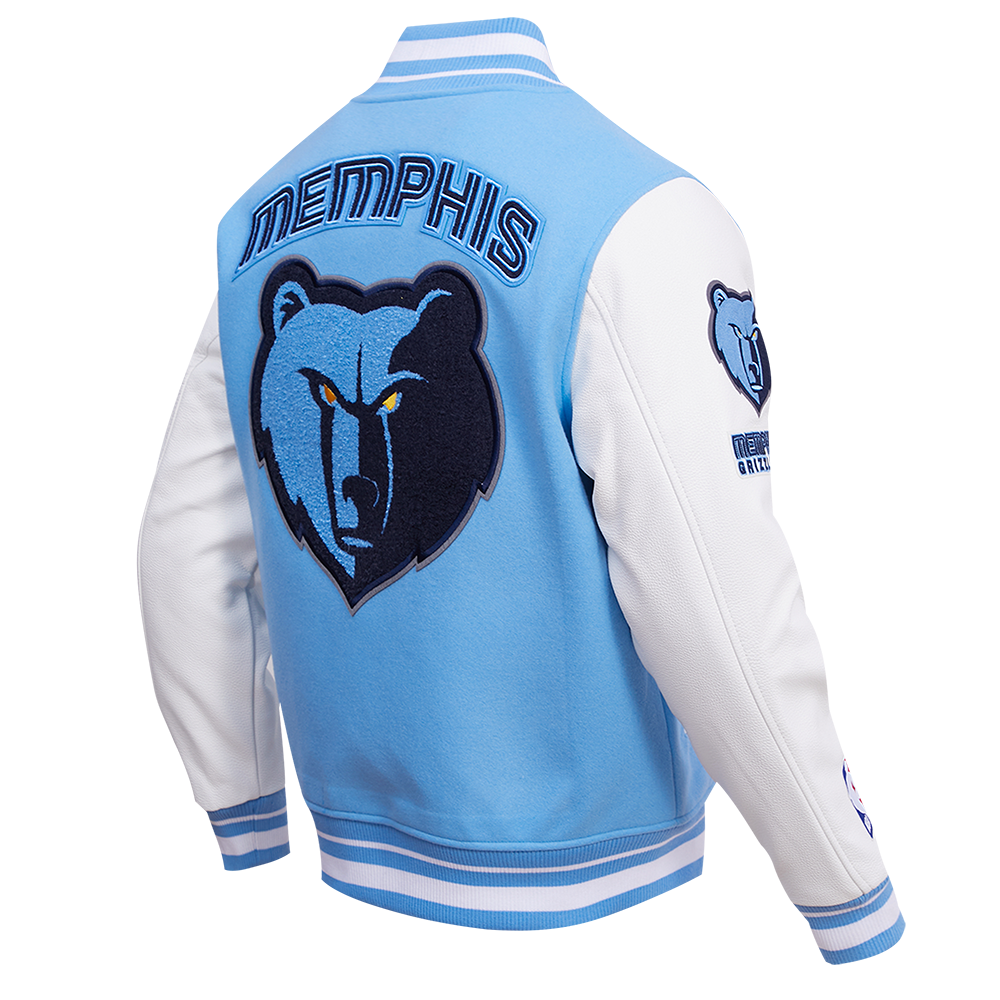 NBA MEMPHIS GRIZZLIES RETRO CLASSIC MEN S RIB WOOL VARSITY JACKET UNI Pro Standard