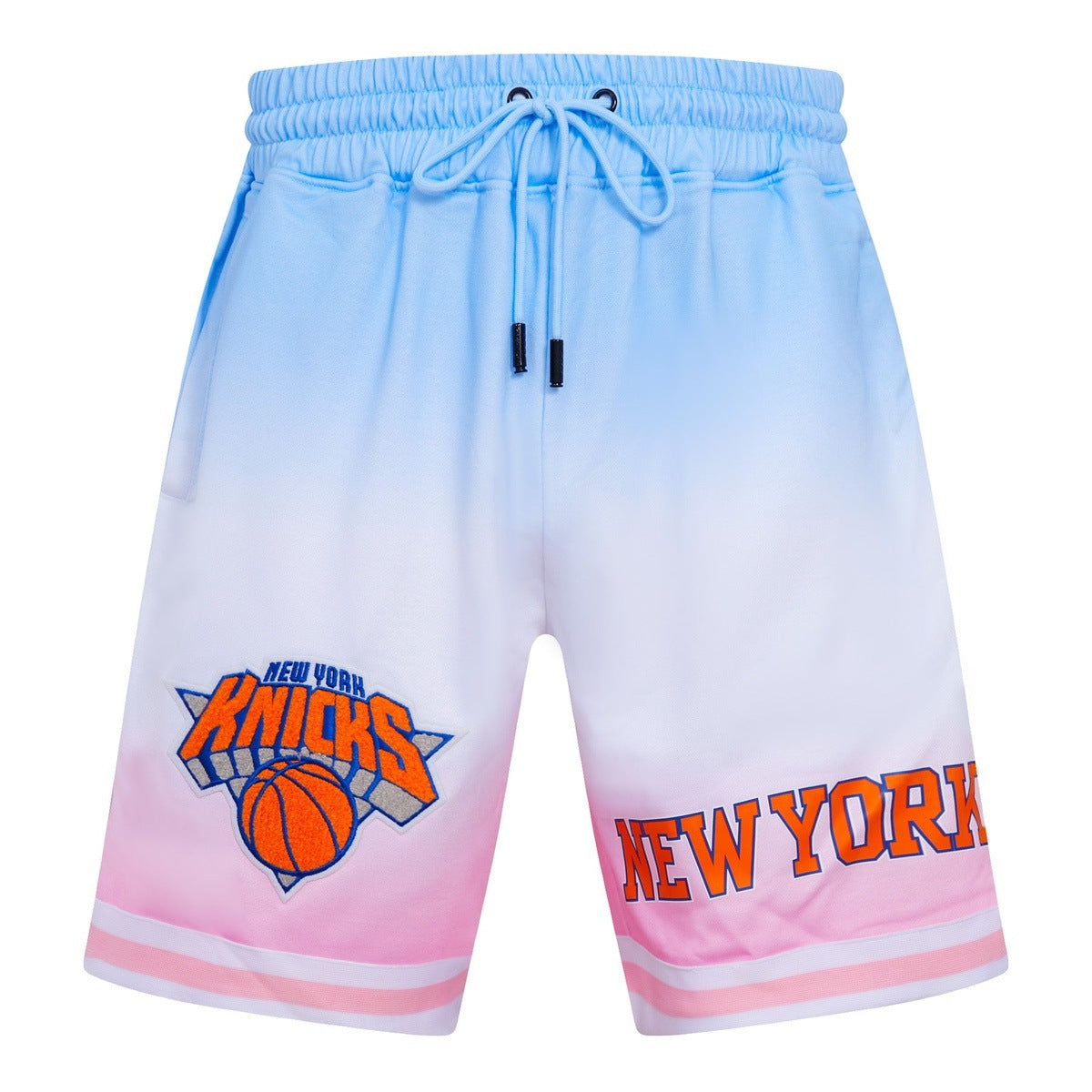 NBA NEW YORK KNICKS LOGO PRO TEAM MEN'S SHORT (BLUE/WHITE/PINK)