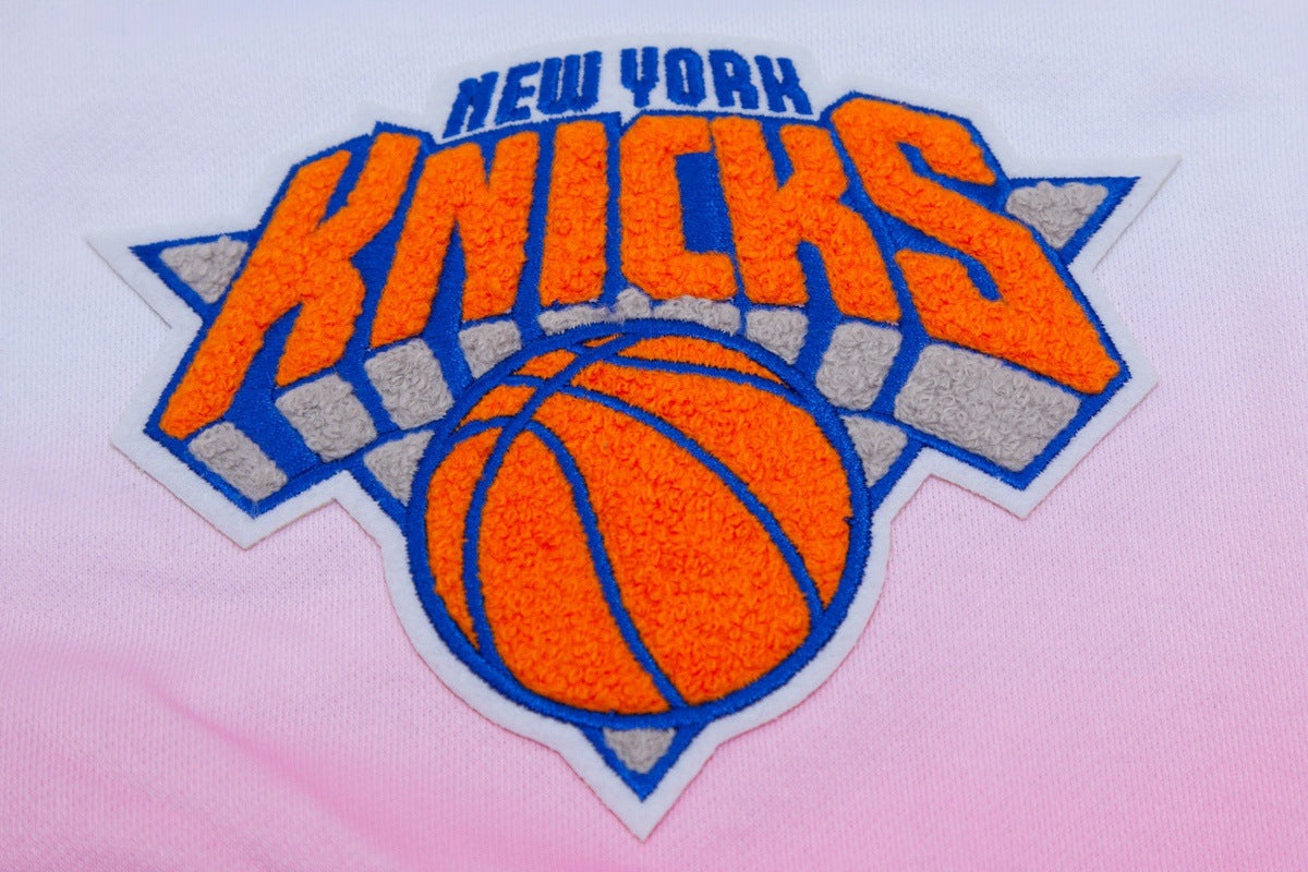 NBA NEW YORK KNICKS LOGO PRO TEAM MEN'S SHORT (BLUE/WHITE/PINK)