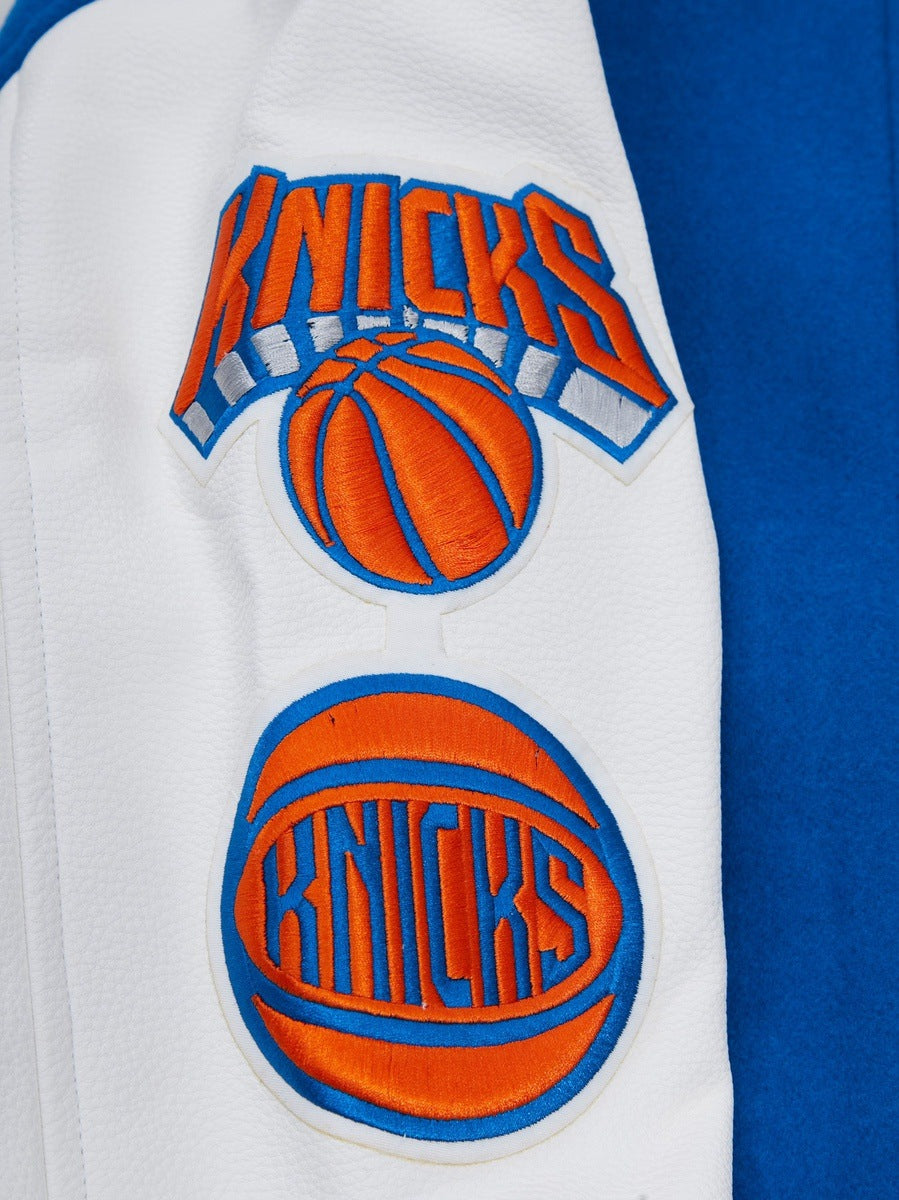 Pro Standard NBA New York Knicks Old English Varsity Men's Jacket L