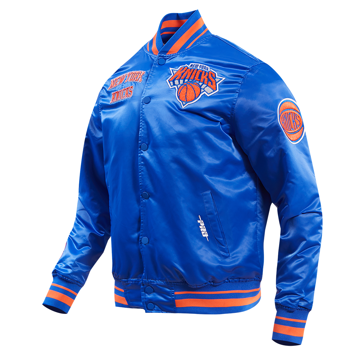 Royal/White New York Knicks Retro Classic Varsity Jacket