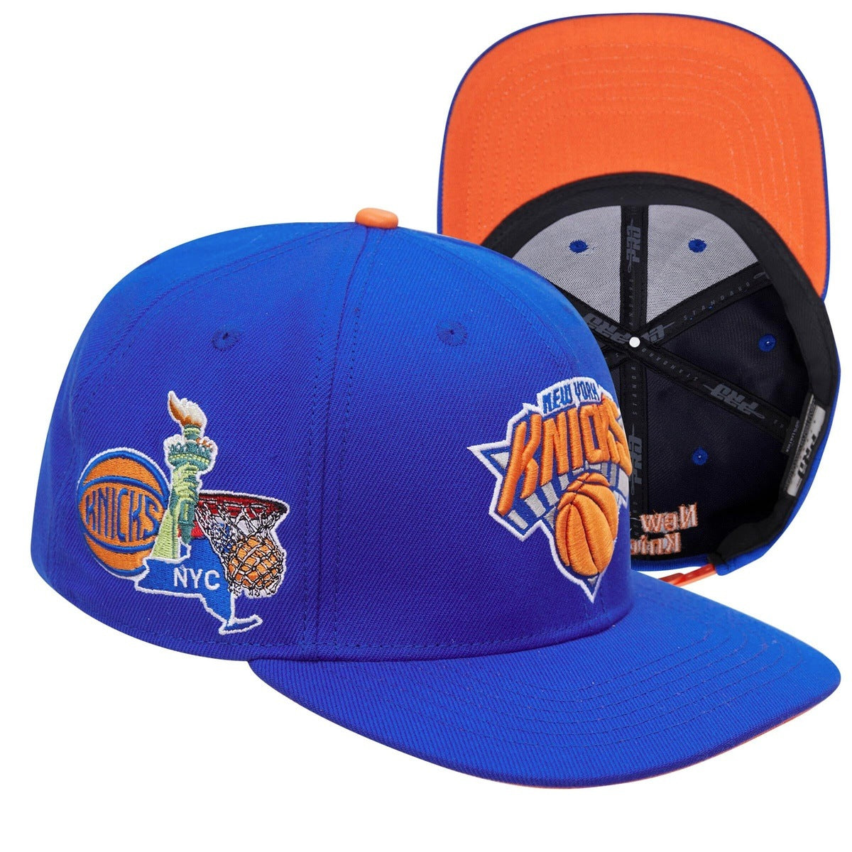 NBA NEW YORK KNICKS GRADIENT UNISEX SNAPBACK (ROYAL BLUE) – Pro Standard