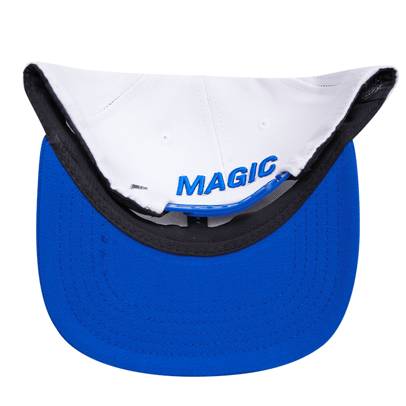 NBA ORLANDO MAGIC CLASSIC LOGO UNISEX SNAPBACK HAT WHITE Pro Standard