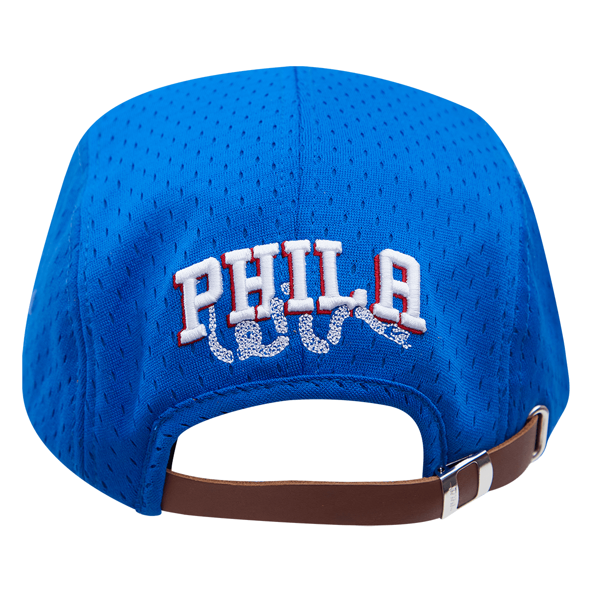 PHILADELPHIA 76ERS LOGO MESH 5 PANEL HAT (ROYAL BLUE) – Pro Standard