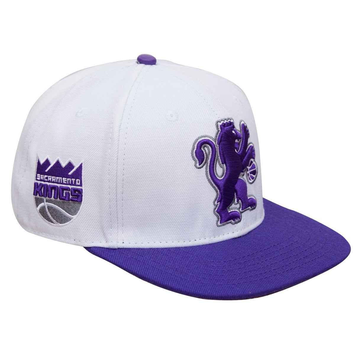 Men's Sacramento Kings New Era White/Black Color Pack 9FIFTY Snapback Hat