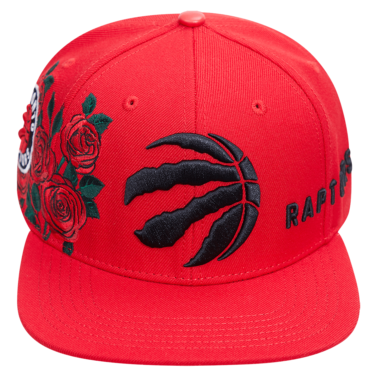 NBA TORONTO RAPTORS ROSES UNISEX SNAPBACK HAT (RED)