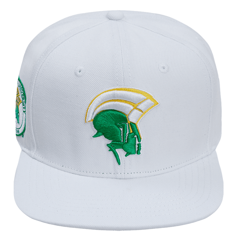 NORFOLK STATE UNIVERSITY CLASSIC WOOL SNAPBACK HAT (WHITE)