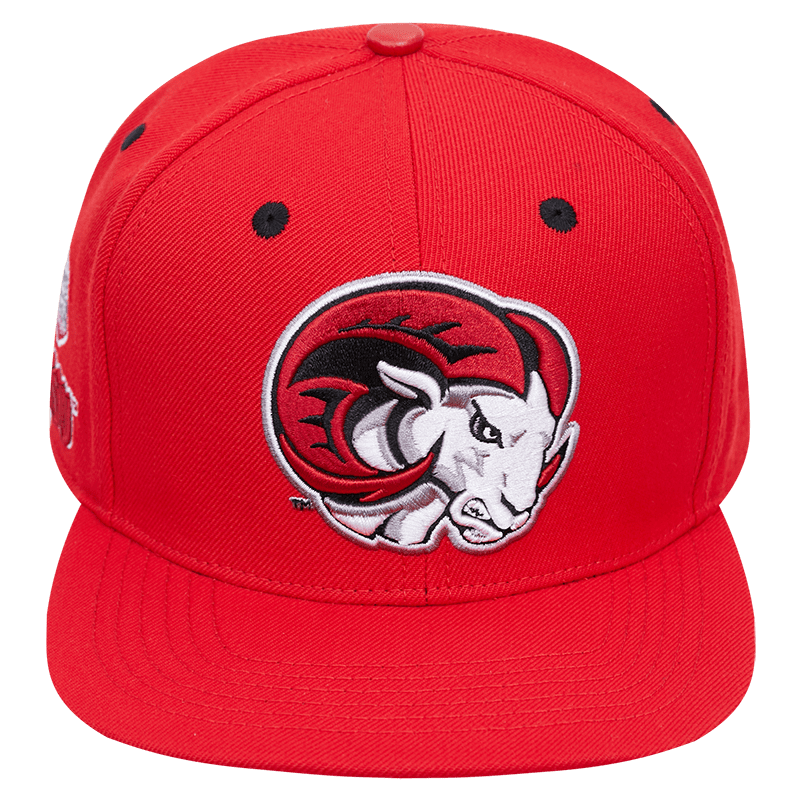 WINSTON SALEM STATE UNIVERSITY CLASSIC UNISEX WOOL SNAPBACK HAT (RED)