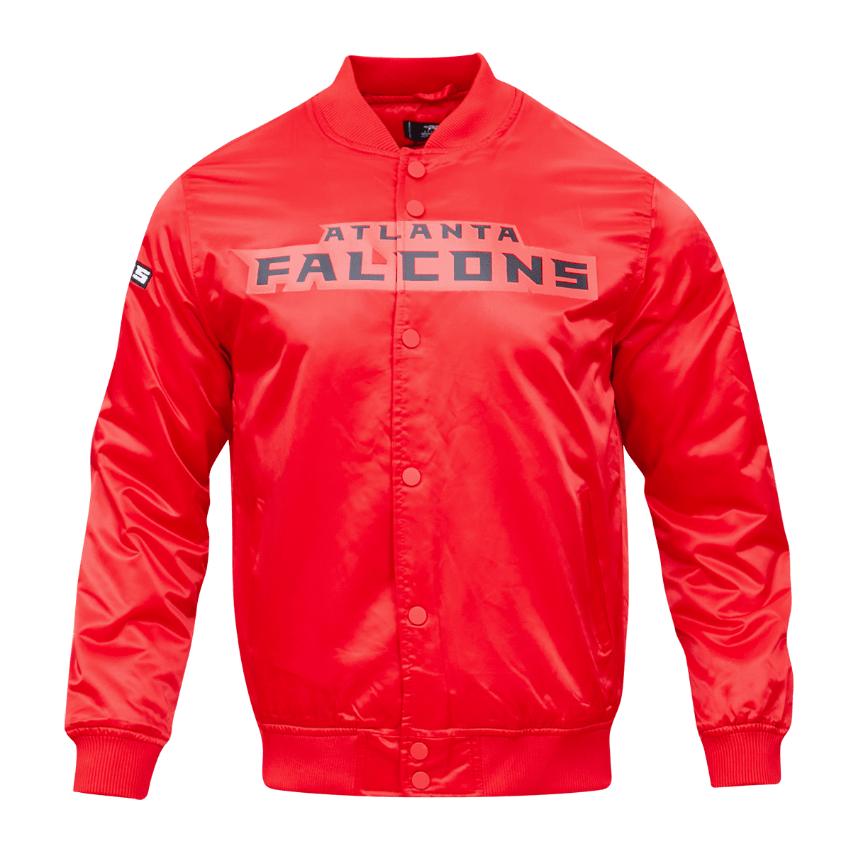 Men's Starter Red Atlanta Falcons Home Game Satin Full-Snap Varsity Jacket Size: Medium