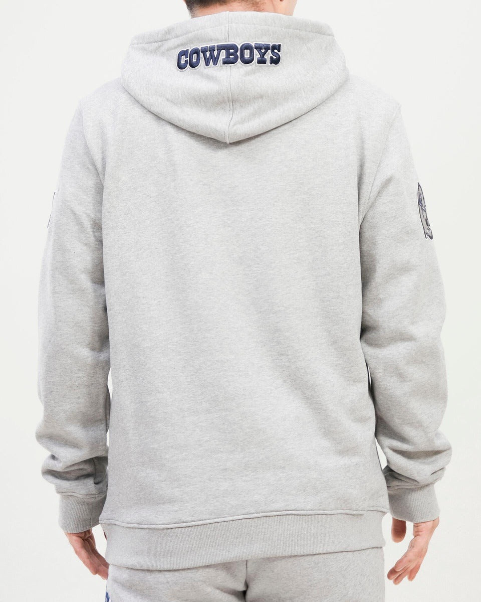 DALLAS COWBOYS WASHED NEON FLC PO HOODIE (HEATHER GREY) – Pro Standard