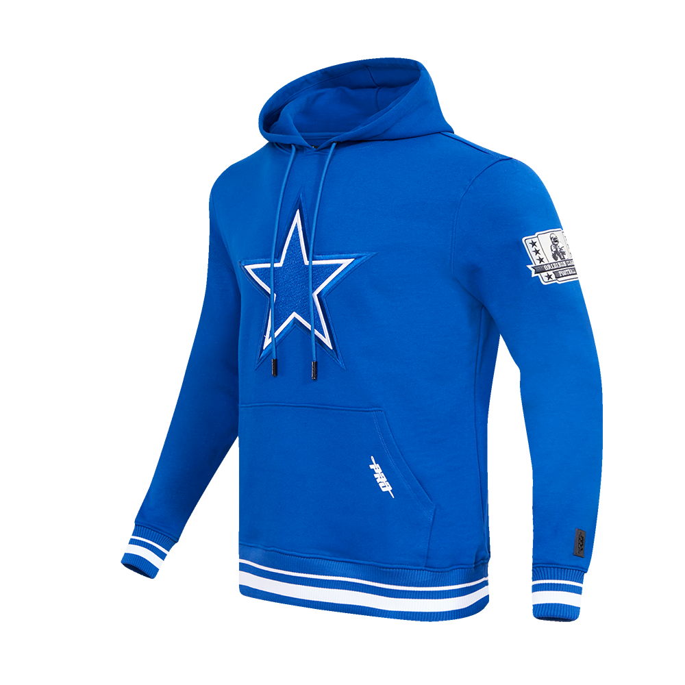 NFL DALLAS COWBOYS RETRO CLASSIC MEN'S PO HOODIE (DOGERS BLUE)